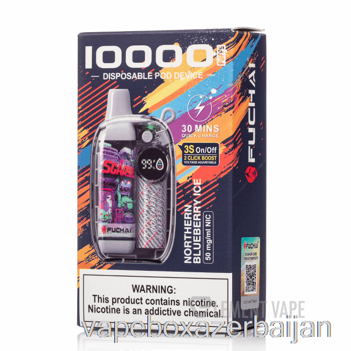 Vape Box Azerbaijan [5-Pack] Sigelei FUCHAI 10000 Disposable